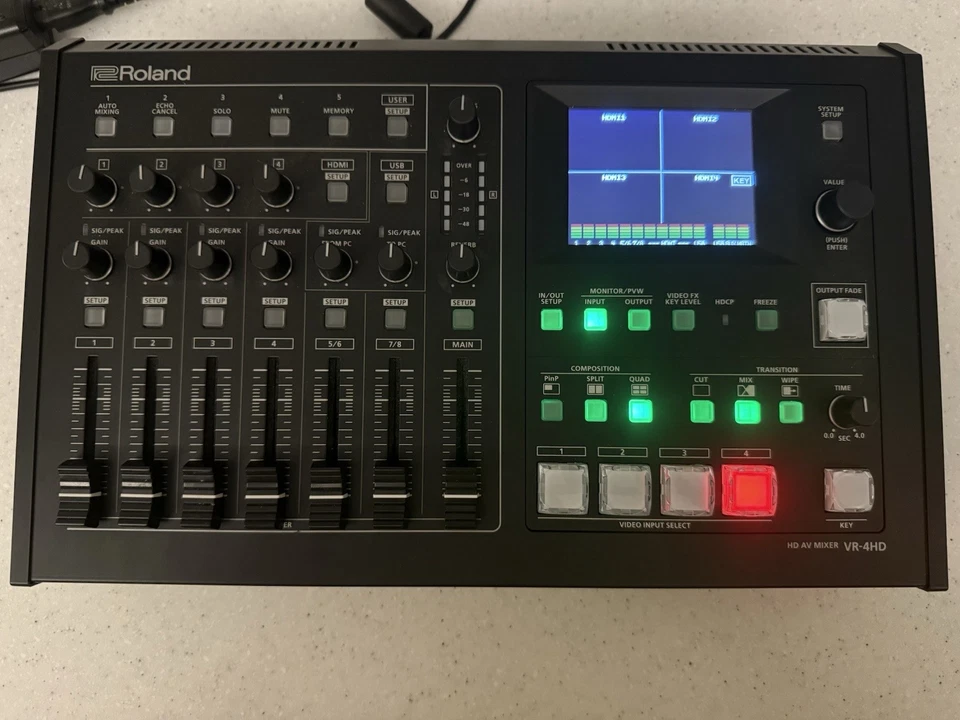 Roland VR-4HD All-In-One HD AV Mixer High Definition Multi-Format Good Condition - Image 2 of 4