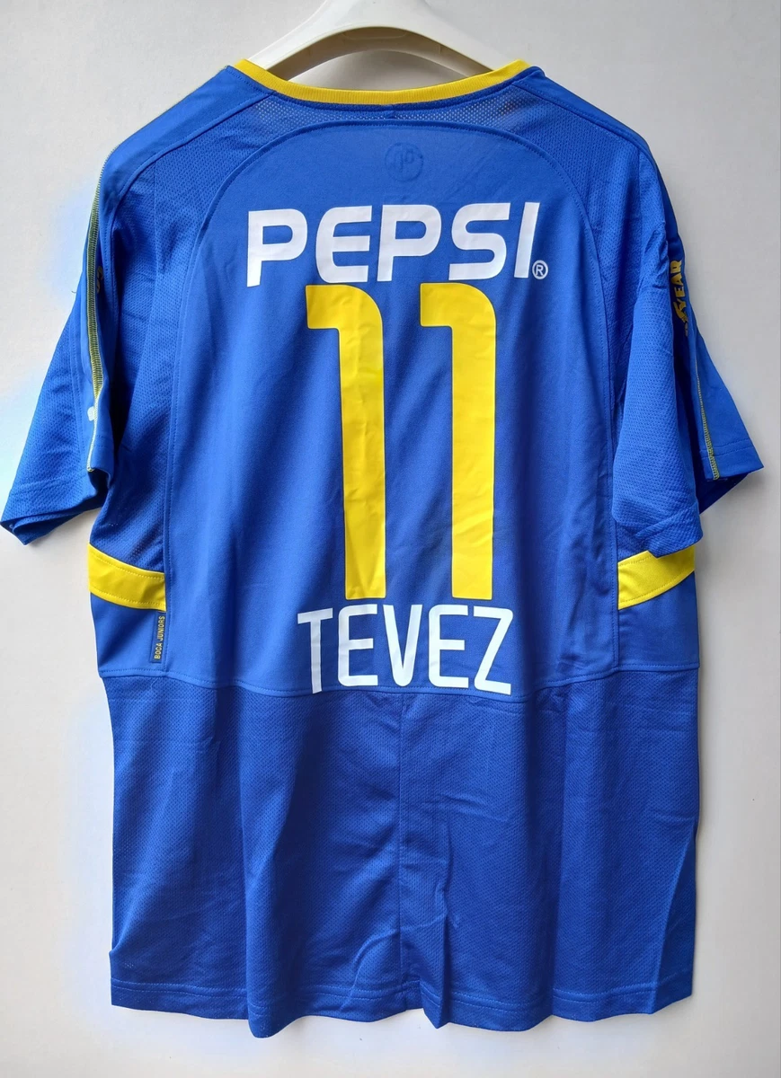 Maillot Boca Juniors – Nike – Taille XL – Années 90 – Numéro 10 – Tavez – Domicile