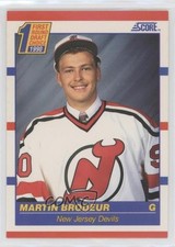 1990-91 Score First Round Draft Choice Martin Brodeur #439 HOF 0q4x