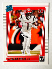 2021 Donruss Ja'Marr Chase RC #262 Base Bengals Rated Rookie!