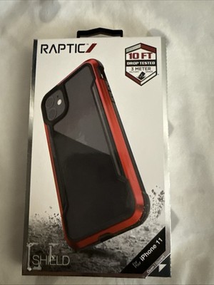 Raptic Shield Black/Red Case For iPhone, New