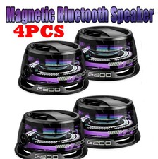 4Pack Magnetic Portable RGB Speaker G200 Mini Sound 5.0 Bluetooth Phone Holder