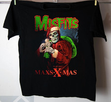 MISFITS Band CHRISTMAS XMAS Shirt Classic Black Unisex S-5XL E1874