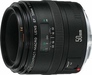Canon EF 50mm f/2.5 Compact Macro Black Photography Lense Camera Lens