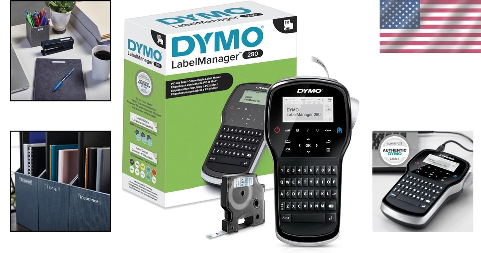 Compact Handheld Label Maker Featuring Smart Keys for Quick Customization - Image 2 of 4