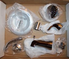 Moen Adler 82603 Bathroom Tub and Shower Faucet Chrome - Trim Only - No Valve