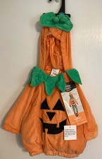 Hyde and Eek Infant Pumpkin Costume hooded Size 6-12 months NWT