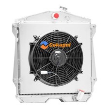 4 Row Radiator Shroud Fan For Chevy Fleetline Sedan Coupe V8 Swap 1943-1948 3.5l 4 Row Radiator Shroud Fan For Chevy Fleetline Sedan Coupe V8 Swap 1943-1948 3.5l