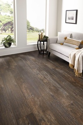 6mm Thick Rigid Core Vinyl Plank Flooring 9.13 in. Wide x 48 in. Long
