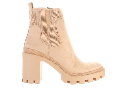 JLO by Jennifer Lopez Womens Emalee Tan Chelsea Boots Size 6.5 (7687438)