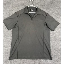 Nike Golf Dri-FIT Polo Shirt Mens XL Gray Short Sleeve Performance Golf Top