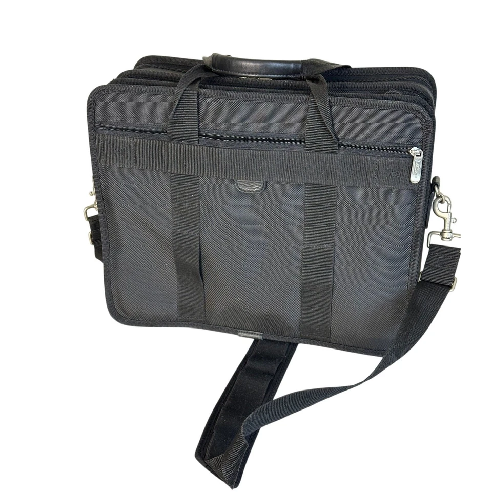 Maletín para portátil Targus negro lona/cuero 16 pulgadas Foto 2 de 4