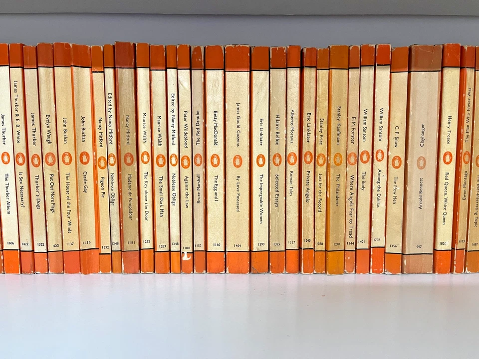 Vintage Penguin Books Orange Spine Collection 55 Paperbacks 1950s 1960s Lit - image 3 of 4