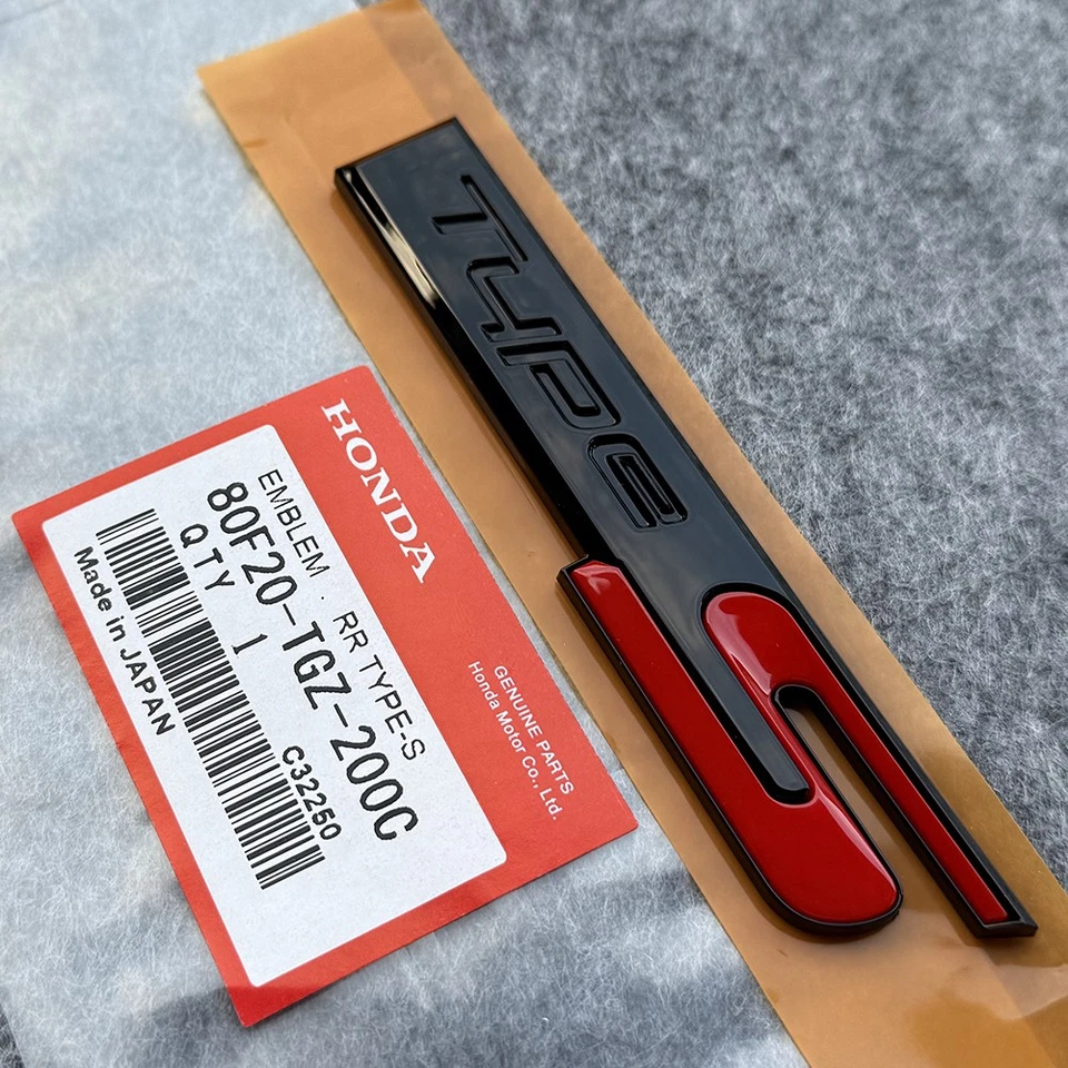 Guardabarros lateral maletero tipo S emblema para Acura Integra MDX ZDX RDX 2023-2026 insignia Foto 3 de 4