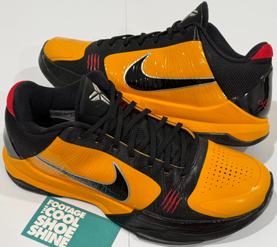 NIKE ZOOM KOBE V 5 PROTRO BRUCE LEE DEL SOL BLACK MAMBA RED MVP