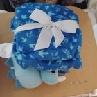 Comfort Bay Kids Blue Dinosaur Pillow Set, 2pc Polyester U-Shape Neck Pillow — photo 2
