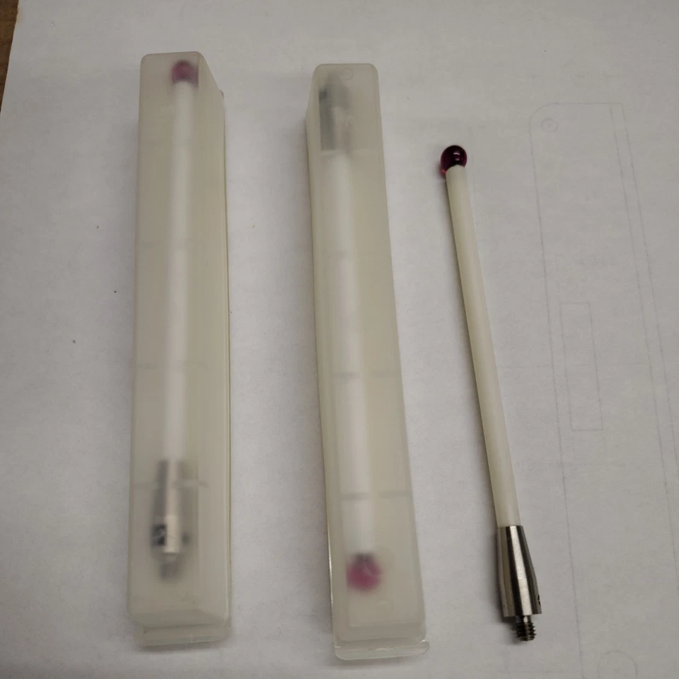 Zeiss, Renishaw And Other Styli. 12pcs. 3, 4 and 5mm Threads (Mostly 4mm)  - Image 2 of 4