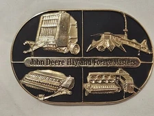 JOHN DEERE 1985 HAY AND FORAGE MASTERS BELT BUCKLE NEW