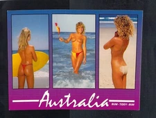 LI4335 Australia Beach Babes postcard