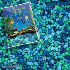 Pure Water Pebbles Nature's Ocean Aquarium Gravel Blue Lagoon Gravel 5-lb