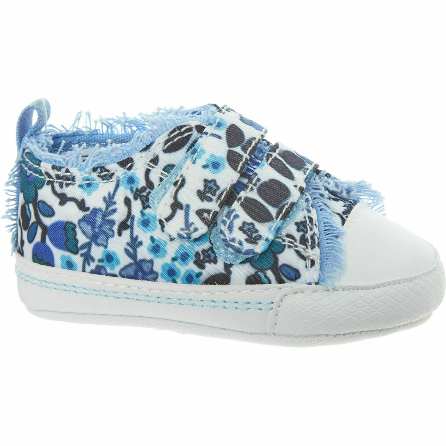 Superga 4090 FABRICFANVJ Sneakers Basso Canvas Blue Floral Trainers Shoes 3-6Mth
