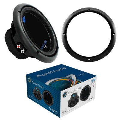 Planet Audio AC10D Subwoofer 250 mm 10'' 1500W Max 4+4 Ohm Doppelte Spule