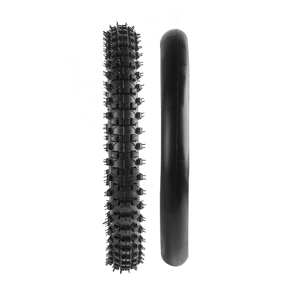 Perilla de tubo interior de neumático delantero 70/100-19 para Honda CR80RB Kawasaki KX80 Motocross Foto 3 de 4