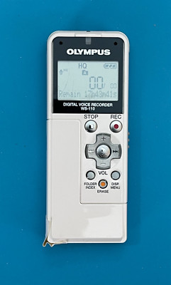 OLYMPUS W-110 DIGITAL RECORDER FOR PARTS ONLY  SEE DESCRIPTION