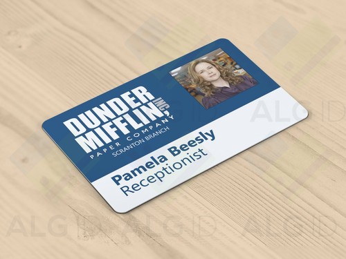 The Office (American) - Novelty / Prop Plastic ID Card Badge Jim / Pam / Dwight - Afbeelding 10 van 13