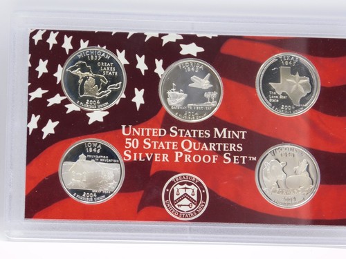 UNITED STATES TREASURY MINT SILVER PROOF SET 2006 - 第 5/6 張圖片