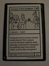 Frenemy of the Guildpact  NM Mystery Booster Play Test Print Card MTG Magic