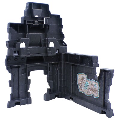 Playmobil ruinas aztecas rocas negras pared selva exploradores