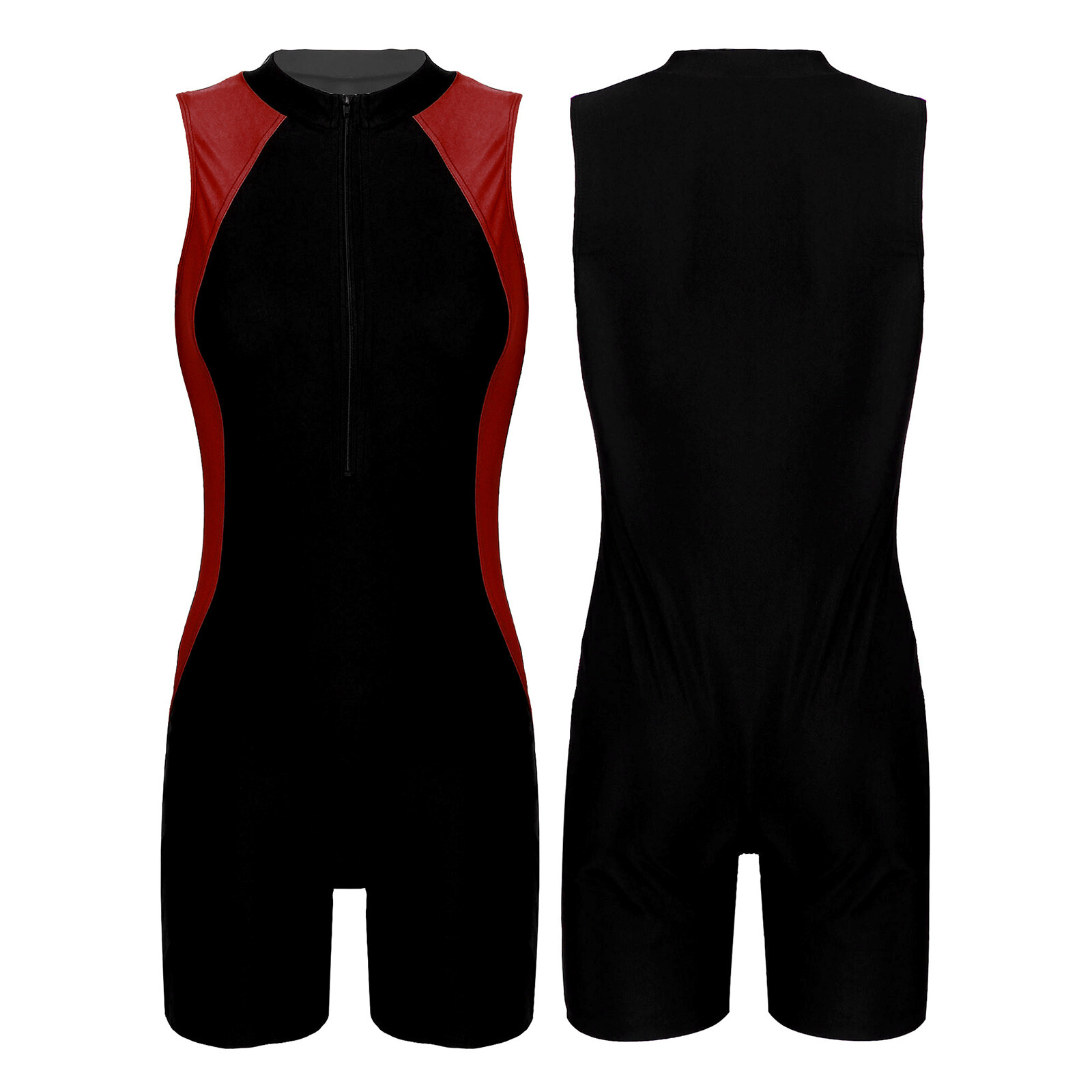 UK Women One Piece Boyleg Swimsuit One Piece Bodysuit Jumpsuit Athletic Swimwear eBay