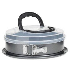 Kuchenform mit Deckel und Griff, Ø 26 cm, Metall - Secret de Gourmet