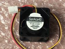 1 PCS SANYO Fan 109P0424G3013 DC 24V 0.22A 4028 4CM 3 PIN Inverter fan