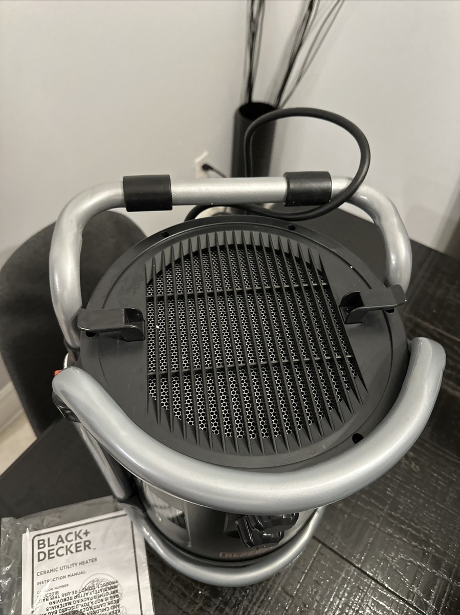 New Black Decker 1500w Ceramic Utility Heater Open Box Works Perfect  Tested