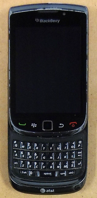 BlackBerry Torch 9800 - Black and Silver ( AT&T ) Rare Smartphone