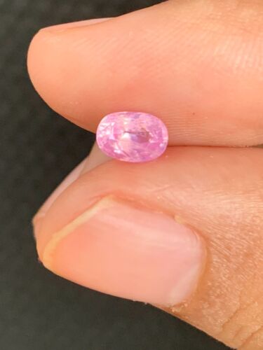 natural silky pink sapphire Vietnam, milky sapphire Luc Yen, opalescent sapphire