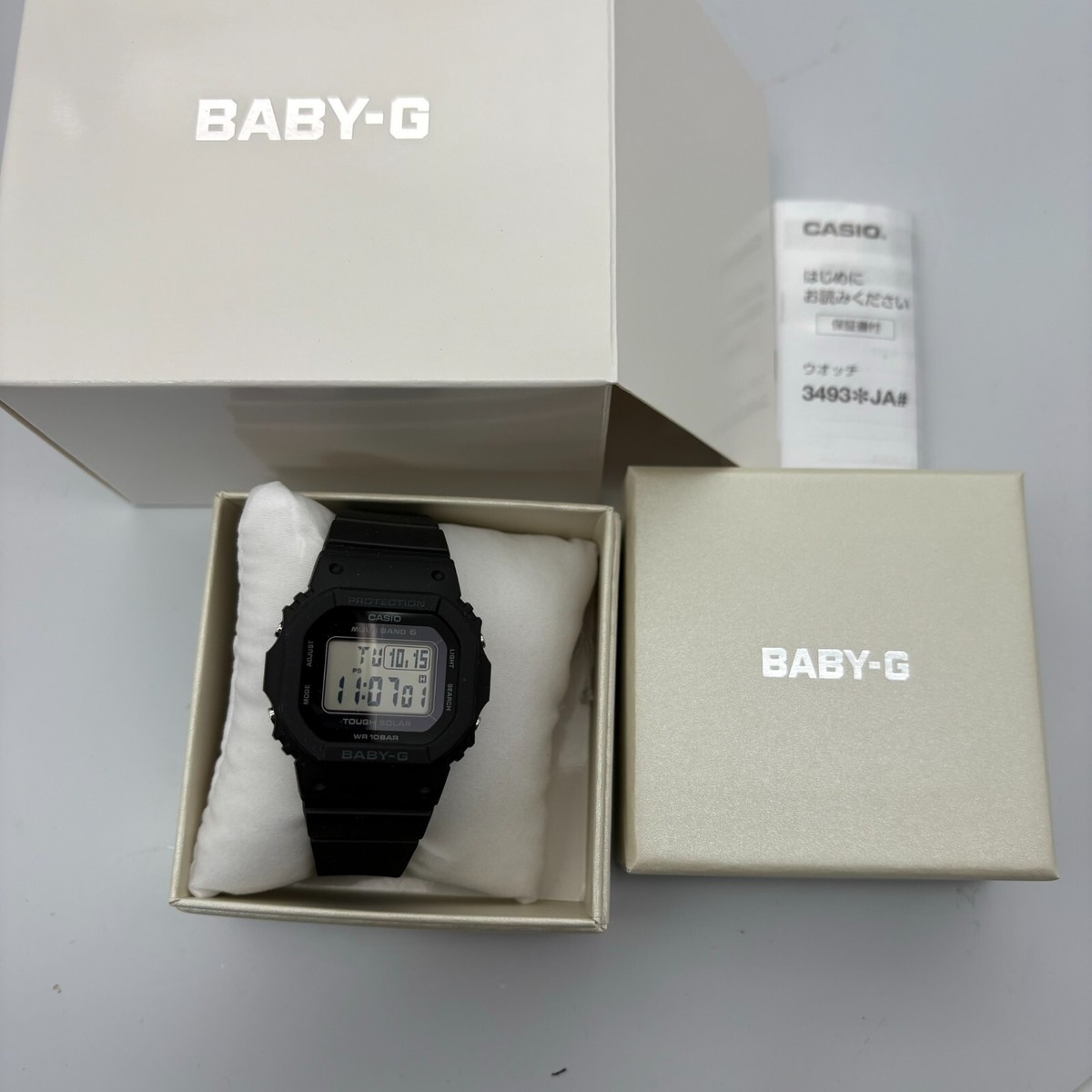 CASIO BABY-G BGD-5650-1JF Black Chronograph Digital Women's Watch