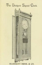 The Blodgett Signal Clock 1896 Catalog Reprint - Boston, Massachusetts school