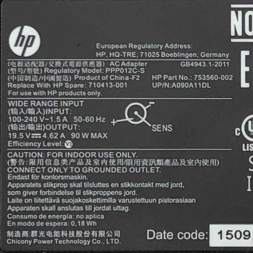NEW Genuine HP 90W Power Adapter For Elite USB-C Dock Station G3 G4 HSTNH-U601 - Picture 2 of 7