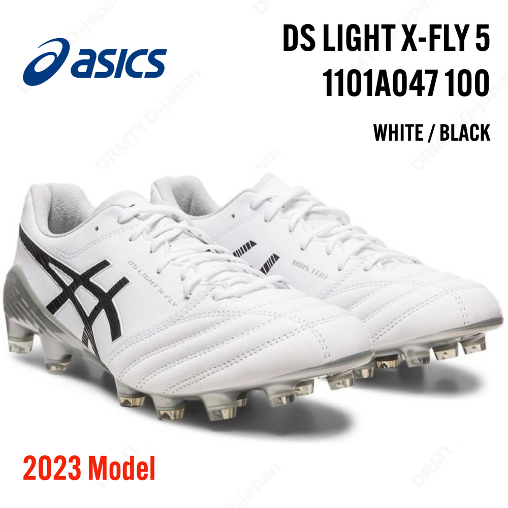 ASICS DS LIGHT X-FLY 5 1101A047 100 White Black Soccer Cleats