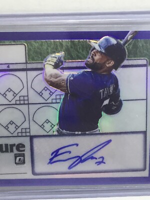 Eric Thames 2019 Panini Donruss Optic Signature Series Blue Eric Thames 2019 Panini Donruss Optic Signature Series Blue