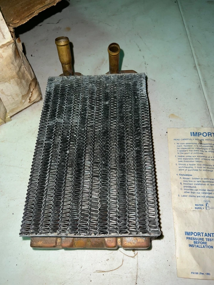 Everco 1964-1966 Pontiac GTO HVAC Heater Core w/AC Brass Copper Core H2223 - Image 4 of 4