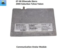 15935015 2007 2008 Silverado Sierra Communication Onstar Control Module Computer