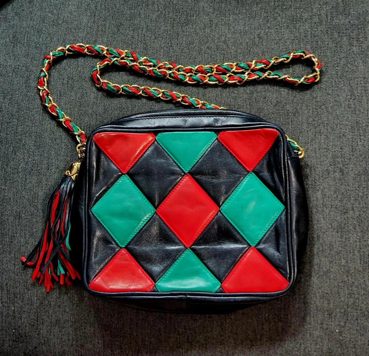 Vintage Chanel Harlequin bag