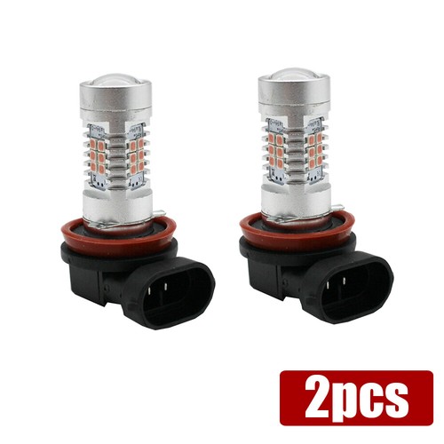 2x Pink Purple H11/H8 LED Fog Driving Lights Foglight DRL Bulb Lamps - Picture 6 of 11