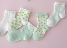 5 Pack Baby/toddler Cotton socks