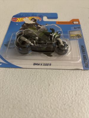 【中古】Hot Wheels 2020 Factory Fresh  K 1300 R Motorcycle 65/250 Black and Green 2020 Hot Wheels BMW K 1300 R Bike Green Factory Fresh Moto 8/10