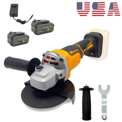 Cordless Angle Grinder for DEWALT 20V MAX Battery Blades Brushless Charger 115mm